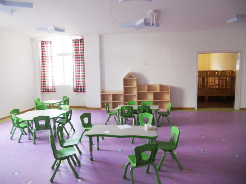 幼兒園卡通塑膠地板裝修案例 貴陽省六盤水市幼兒園卡通塑膠地板
