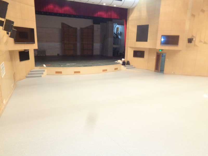 北京禮堂pvc地板 北師大田家炳藝術(shù)書院禮堂pvc地板