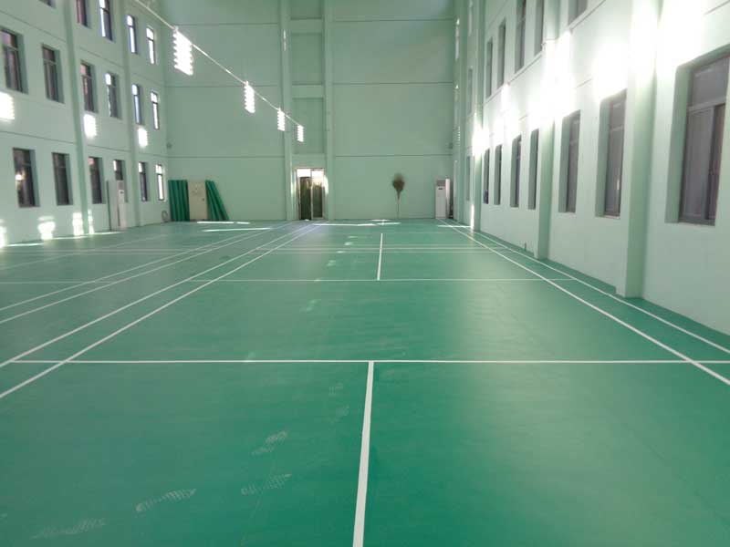 塑膠運動地版圖片 塑膠運動地板鋪設前的注意事項
