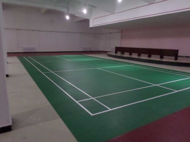 河北省羽毛球館pvc運動地板 河北省霸州市羽毛球館pvc運動地板